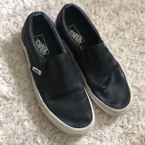 Slip on vans.